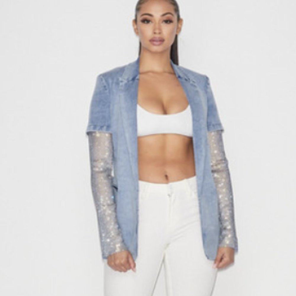 Bling Mesh Jacket Set - Picture 4 of 5
